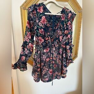 For Love and Lemons dress, flowy yet chic